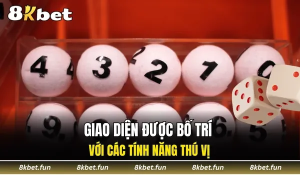 Giao diện được bố trí với các tính năng thú vị