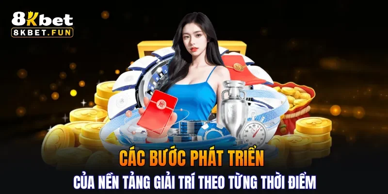 Các bước phát triển của nền tảng giải trí theo từng thời điểm
